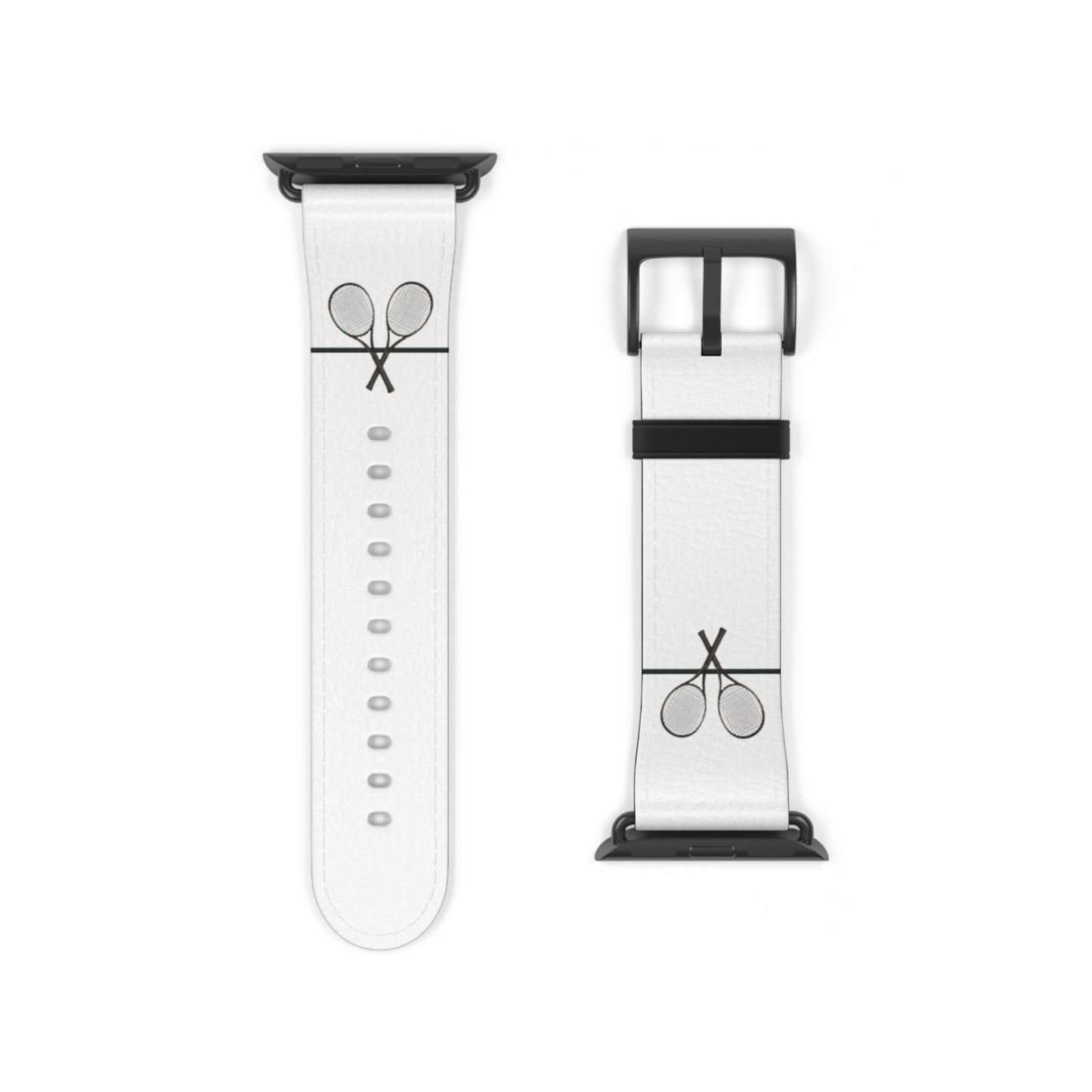 Tennis Apple Watch Band - White - 38-41 mm (AWB-T-WBR)