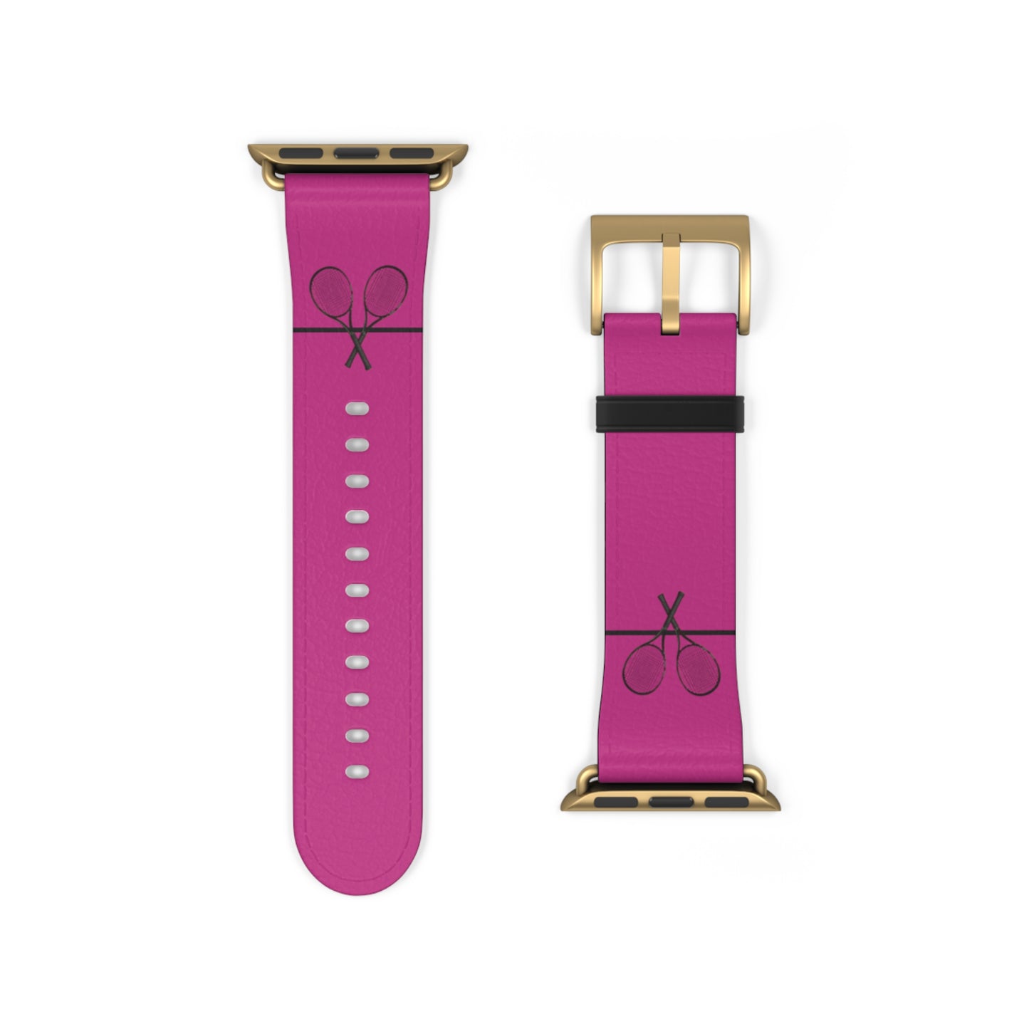 Tennis Apple Watch Band - Dk Pink - 38-41 mm (AWB-T-DPIBR-38)