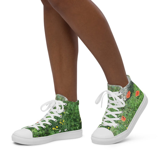 Poppies Women’s High-top Canvas Shoes