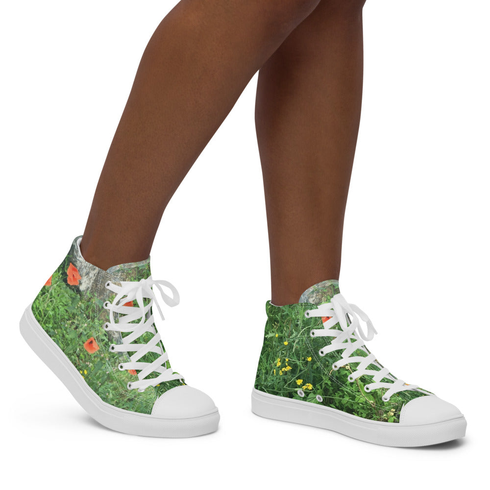 Poppies Women’s High-top Canvas Shoes