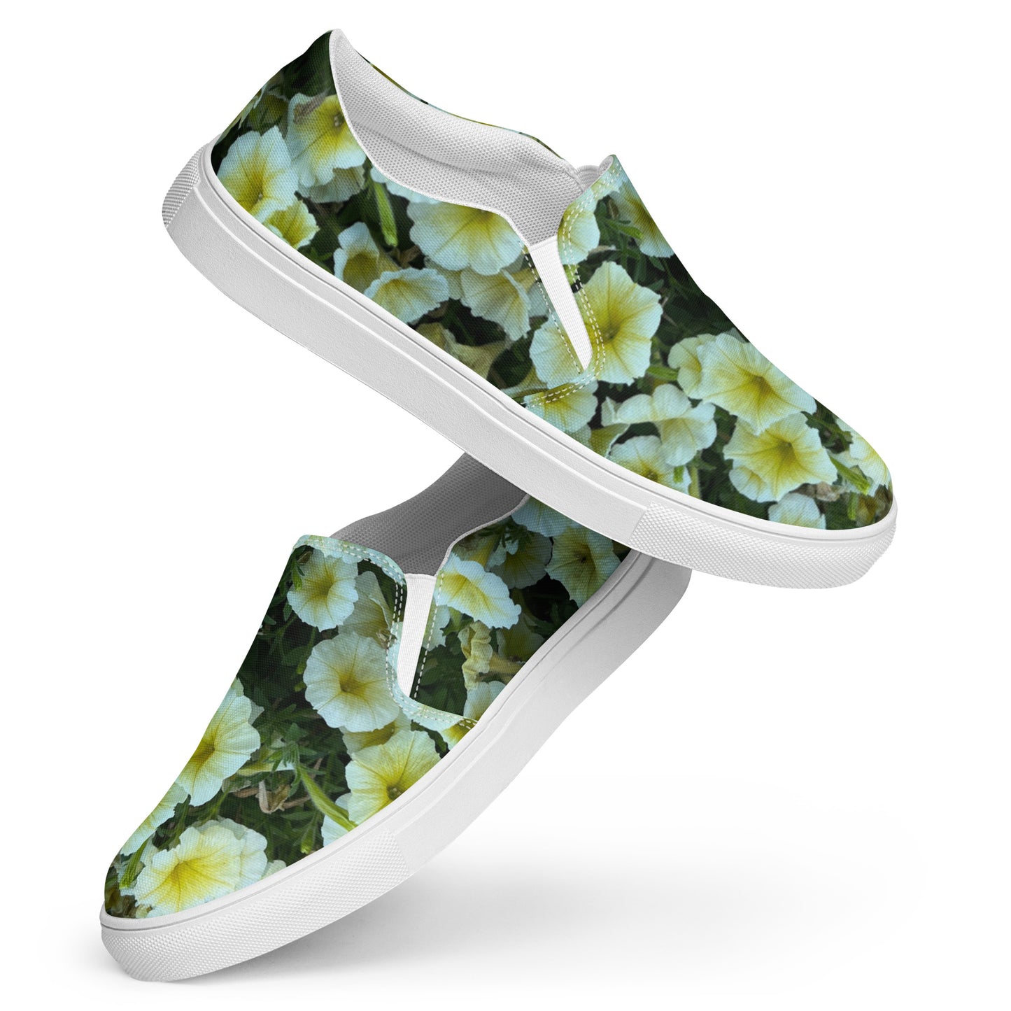 Victoria Flowers Women’s slip-on canvas shoes